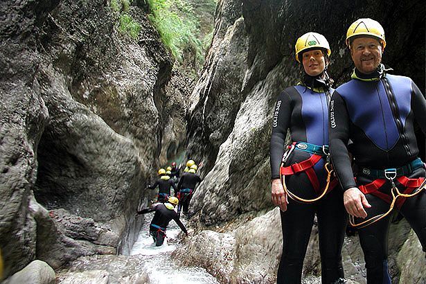 Wie gehe ich mit neuen Situationen um? Eine der Leitfragen im Canyon.