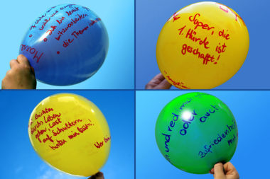 Veränderung Freitagsrunde Luftballons erste Erfolge D2830
