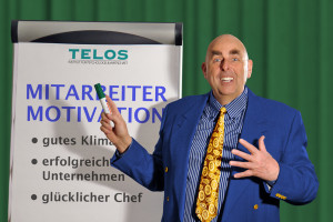 Motivationsfaktoren: Dr. Elmar Teutsch beri einem Vortrag über Motivation